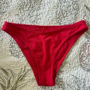 NWOT Vuori Red Bikini Bottoms
